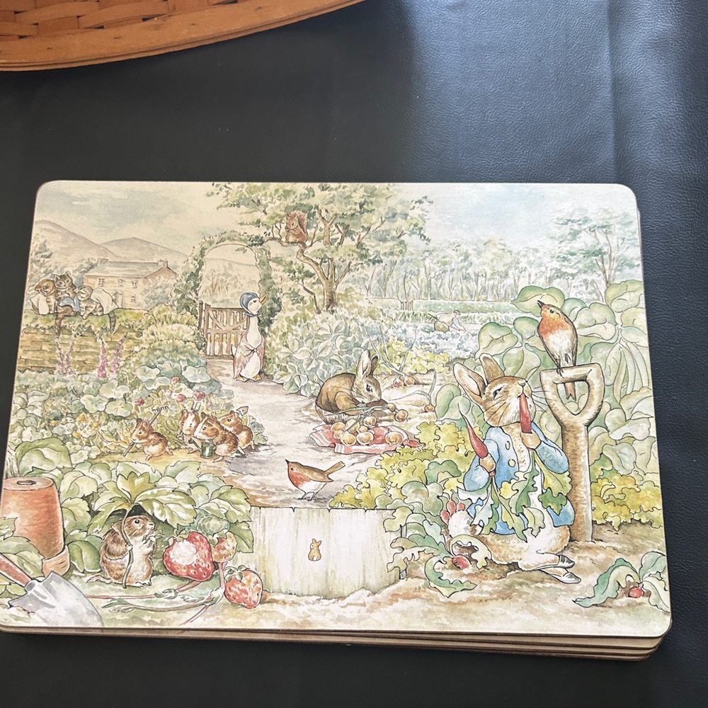 Pottery Barn Peter Rabbit Cork Placemat